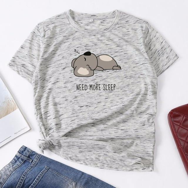 Koala T-shirt Need More Sleep - Australia Gifts