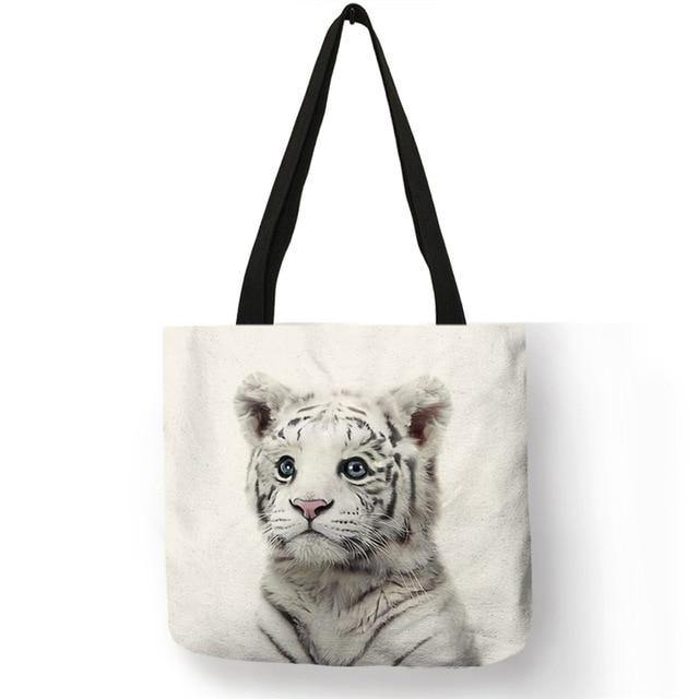 B13016 Cute Animal Series Panda Koala Elephant Print Women Handbag Casual Tote Shopping Bag Large Capacity - Australia Gifts