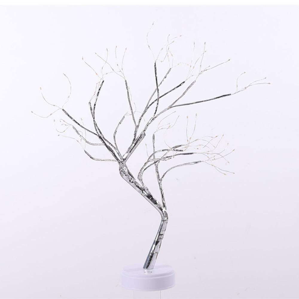 Beautifully crafted tree in the image of a delicate bonsai tree, decorated with cherry blossoms and covered in wonderful warm lights. It has malleable branches so you can model your tree the way you want!