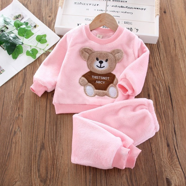 Baby Velvet Set Teddy Bear 2 pieces