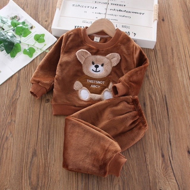 Baby Velvet Set Teddy Bear 2 pieces