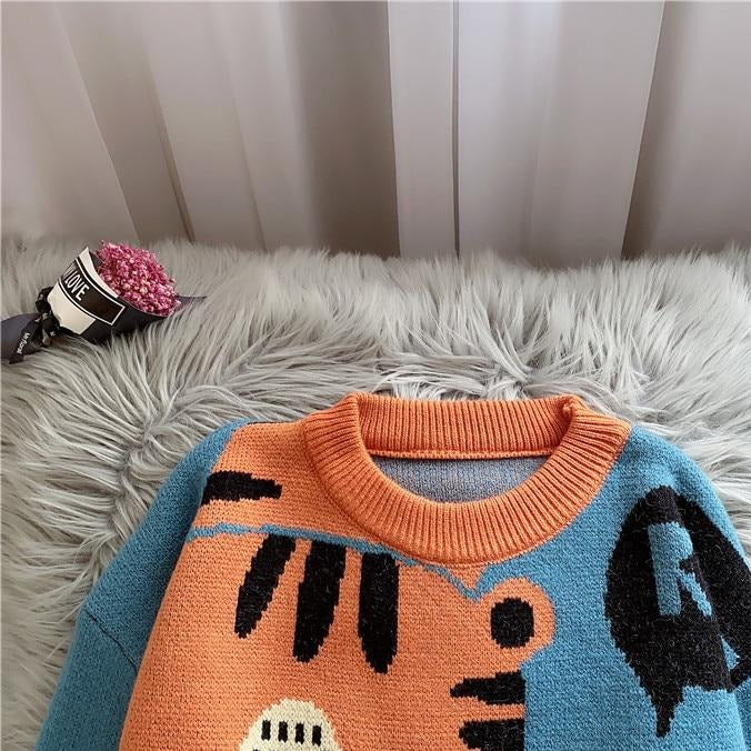 Tiger Cub Oversized Knit Sweater