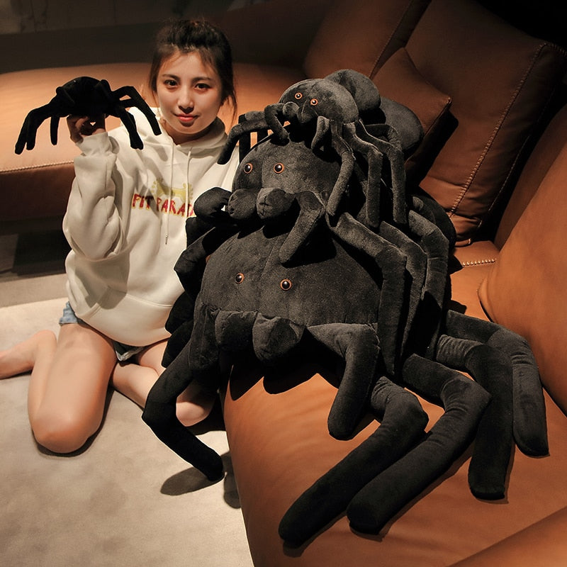 Black Spider Plush Toy