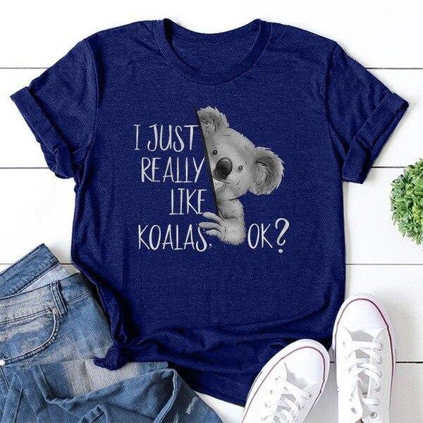 Koala T-shirt Different Colours - Australia Gifts