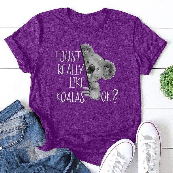 Koala T-shirt Different Colours - Australia Gifts