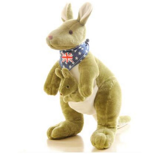 Mummy and Baby Kangaroo Plush Toy