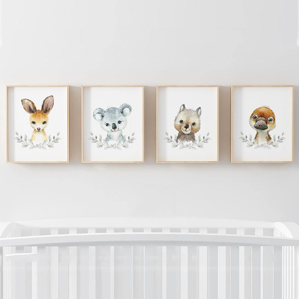 Baby Kangaroo Poster - Australia Gifts