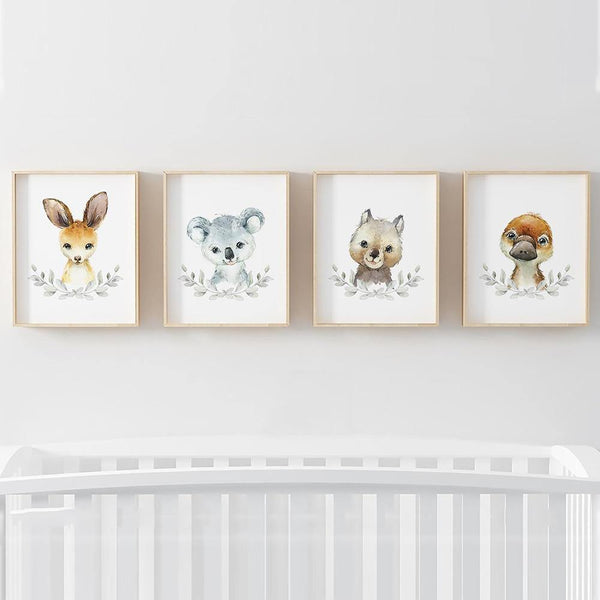 Baby Kangaroo Poster - Australia Gifts