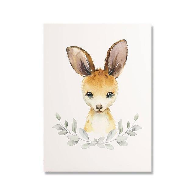 Baby Kangaroo Poster - Australia Gifts