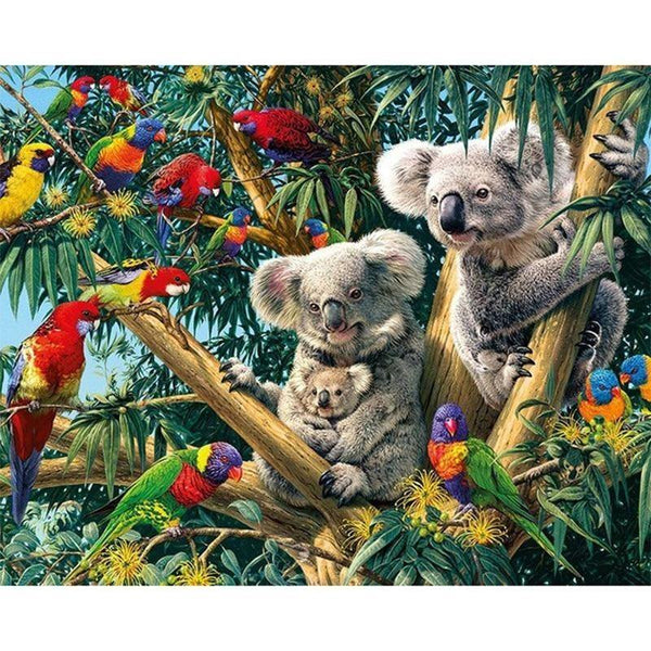 Diamond Painting 5D - Koalas in the Tree DIY - Australia Gifts