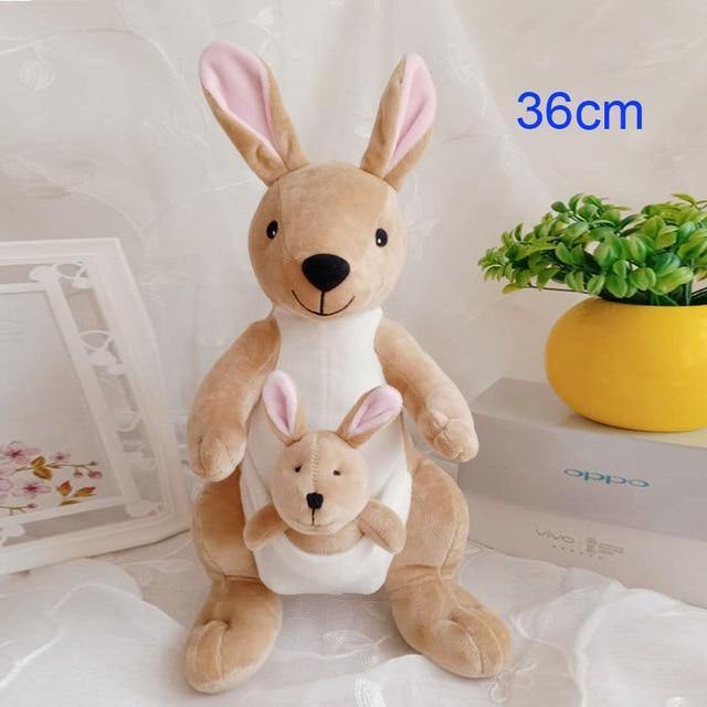 Mummy and Baby Joey Kangaroo Plush Stuffed Toy - Australia Gifts