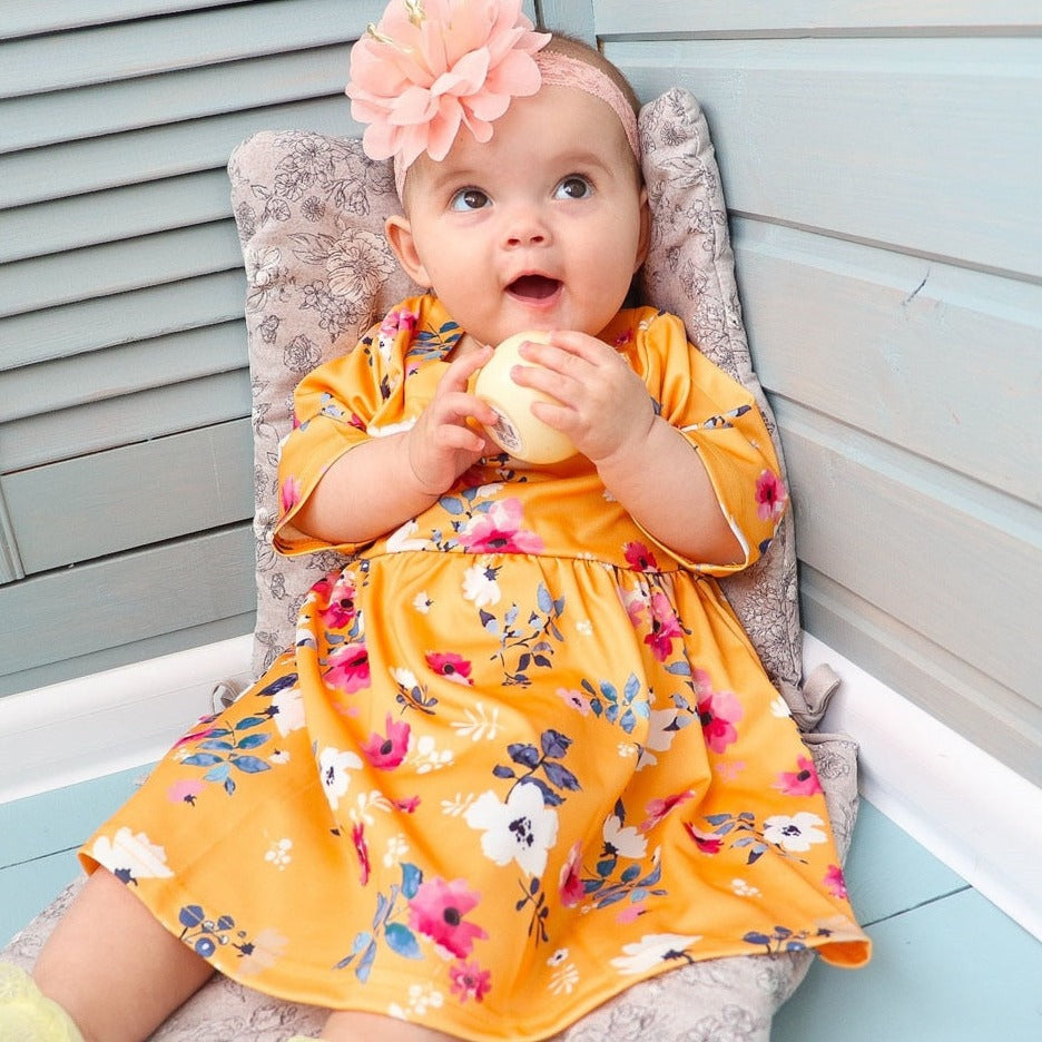 Matching Family Outfit - Mummy and Daughter Floral Dress