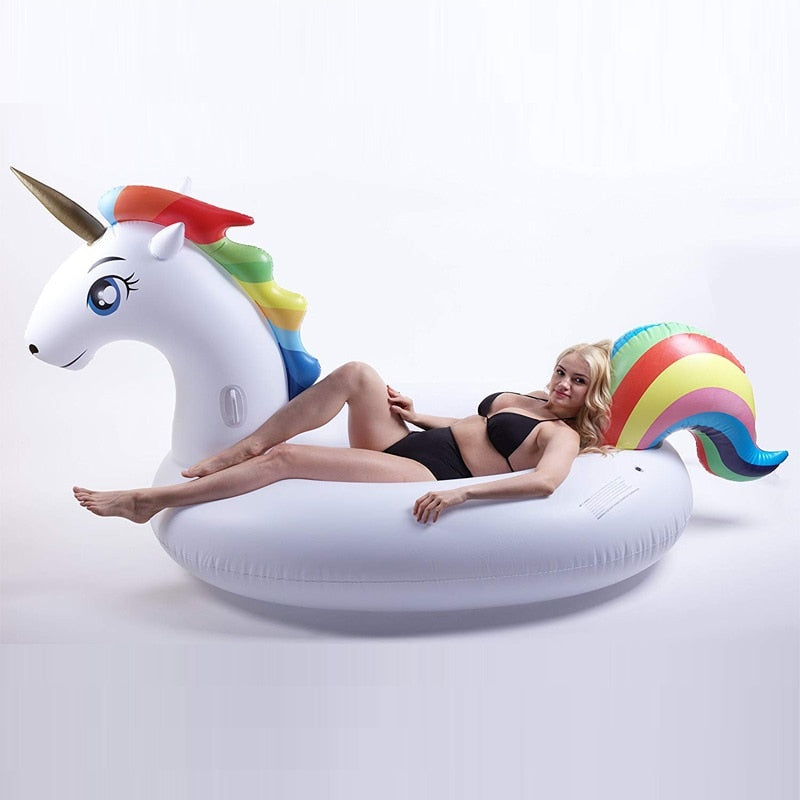 Rainbow Unicorn Pool Float