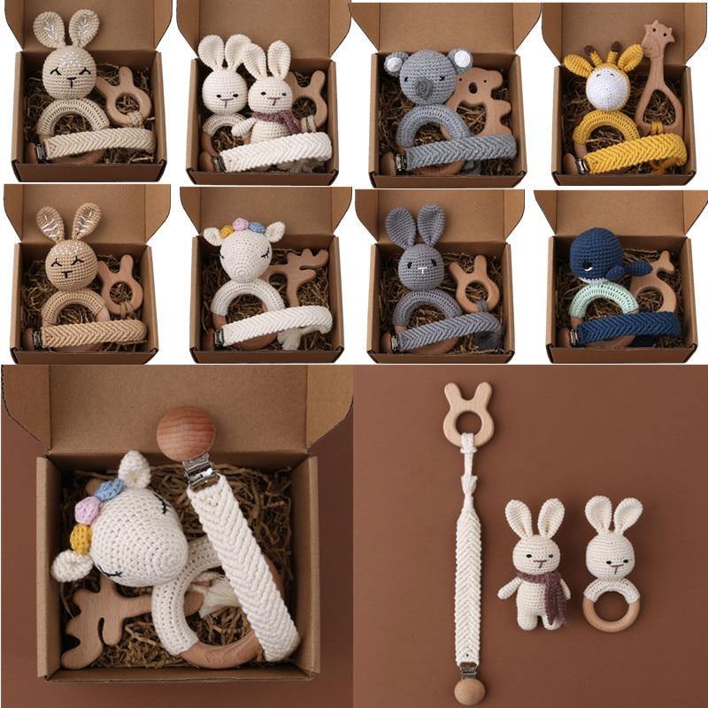 Crochet Baby Teether Set - Australia Gifts