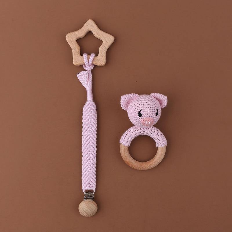 Crochet Baby Teether Set - Australia Gifts