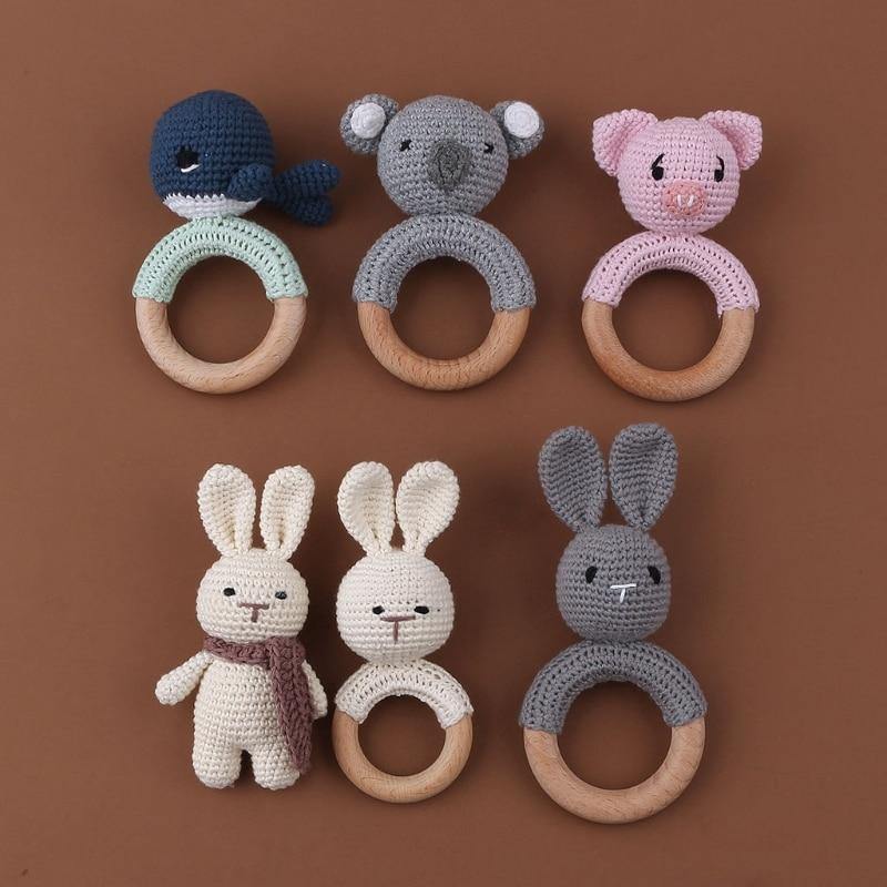 Crochet Baby Teether Set - Australia Gifts