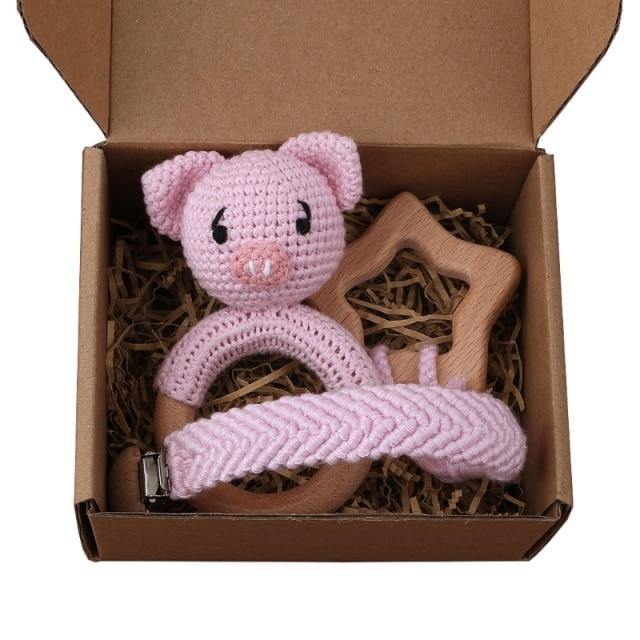 Crochet Baby Teether Set - Australia Gifts