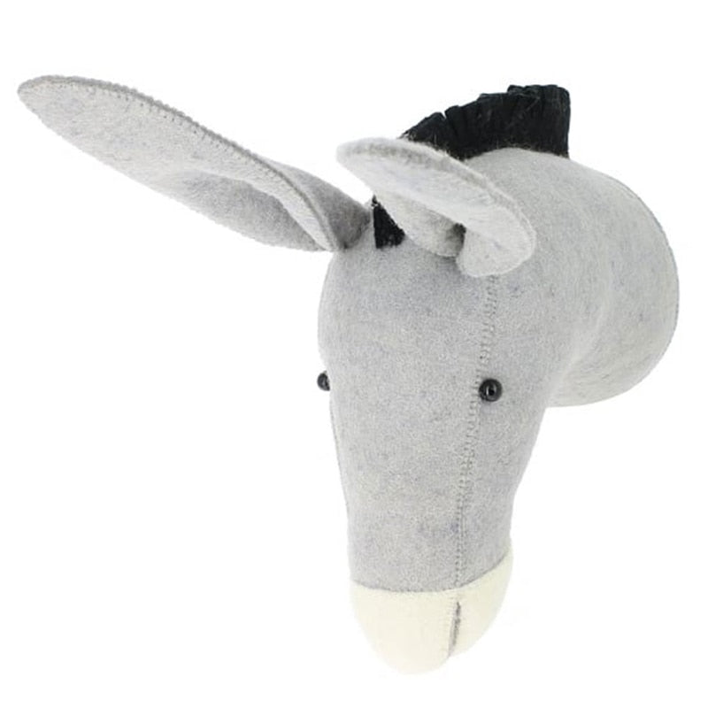 Baby Kids Room Décor - Stuffed Animal Heads