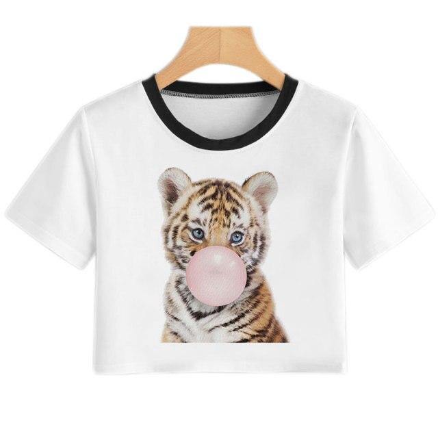 Koala Bubble Gum Crop Top - Australia Gifts