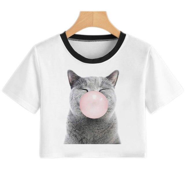 Koala Bubble Gum Crop Top - Australia Gifts