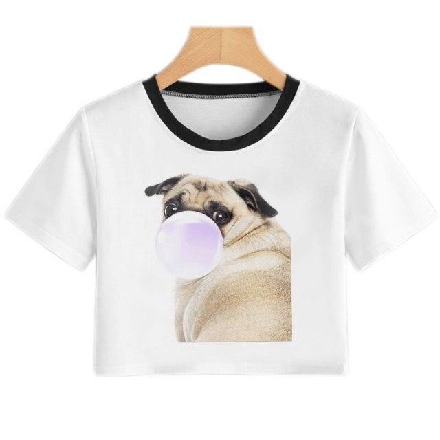 Koala Bubble Gum Crop Top - Australia Gifts