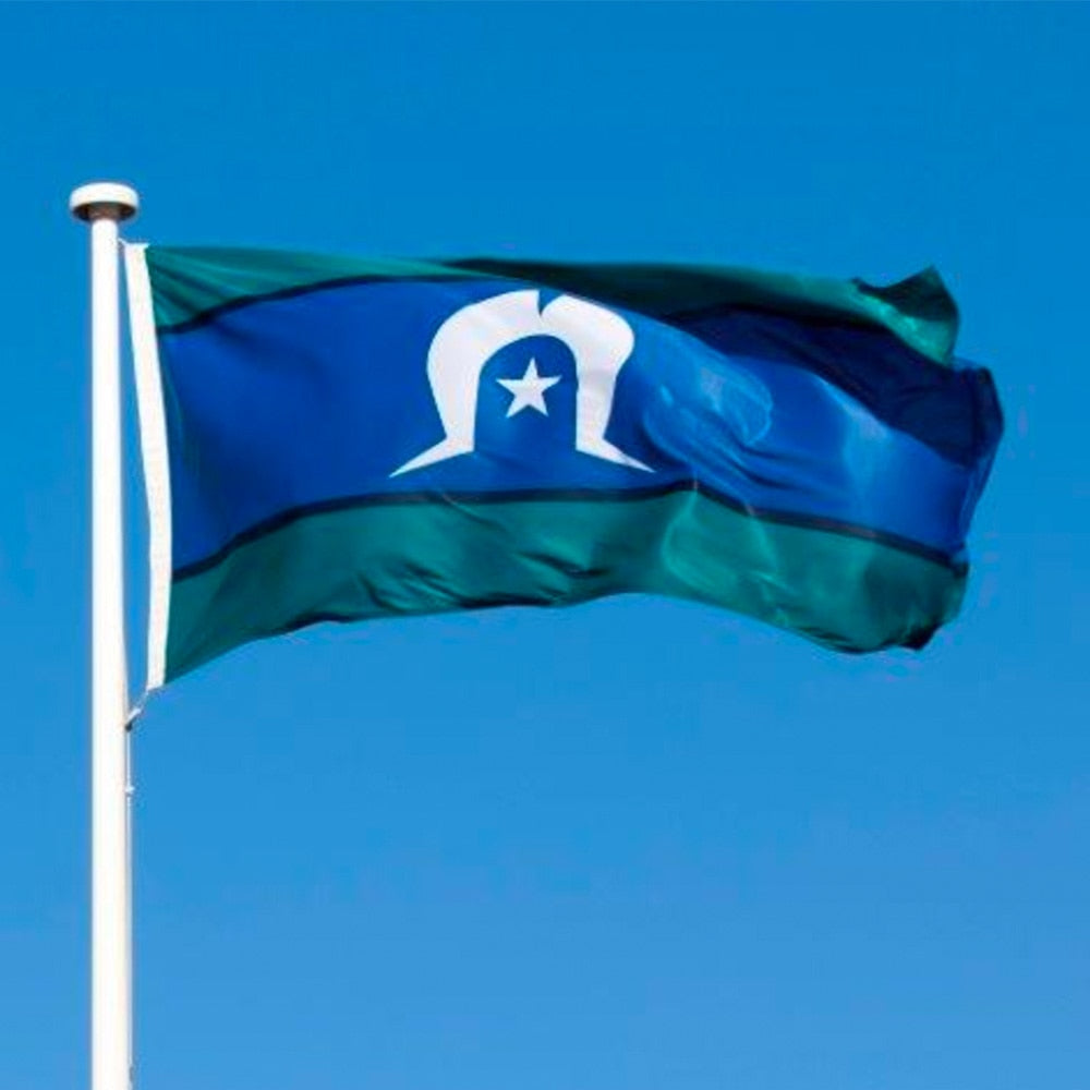 Large Polyester Australia Torres Strait Islander Flag