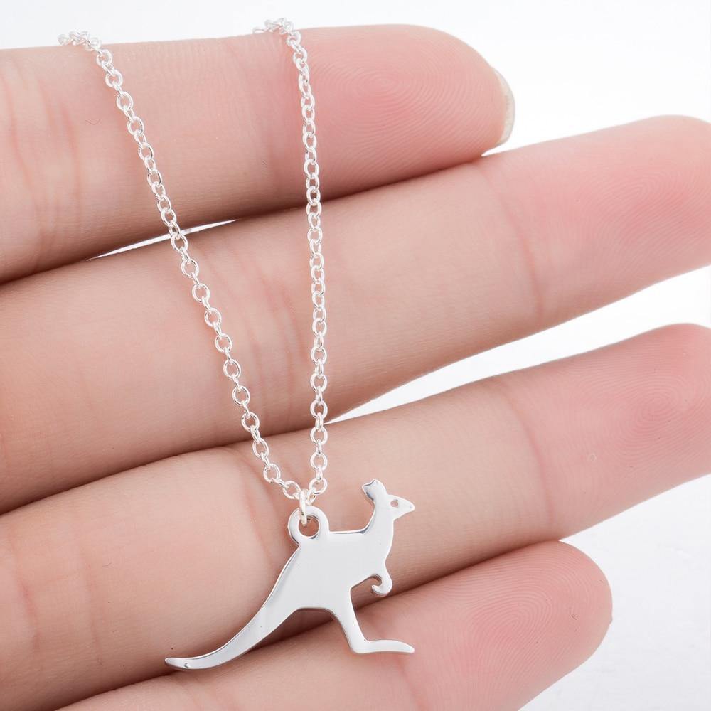 Kangaroo Pendant Necklace - Australia Gifts