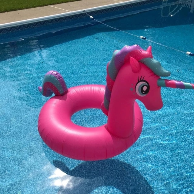 Rainbow Unicorn Pool Float