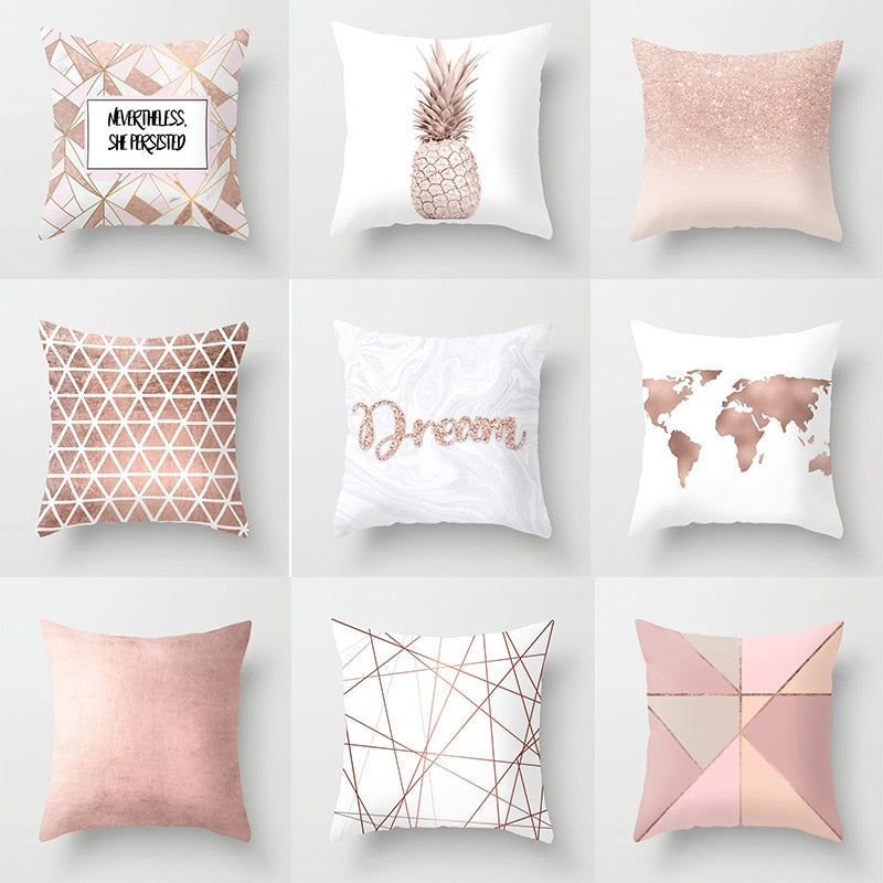 Pink Cushion Cover Collection