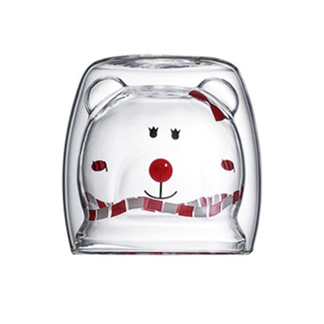 Bear Double Walled Glass