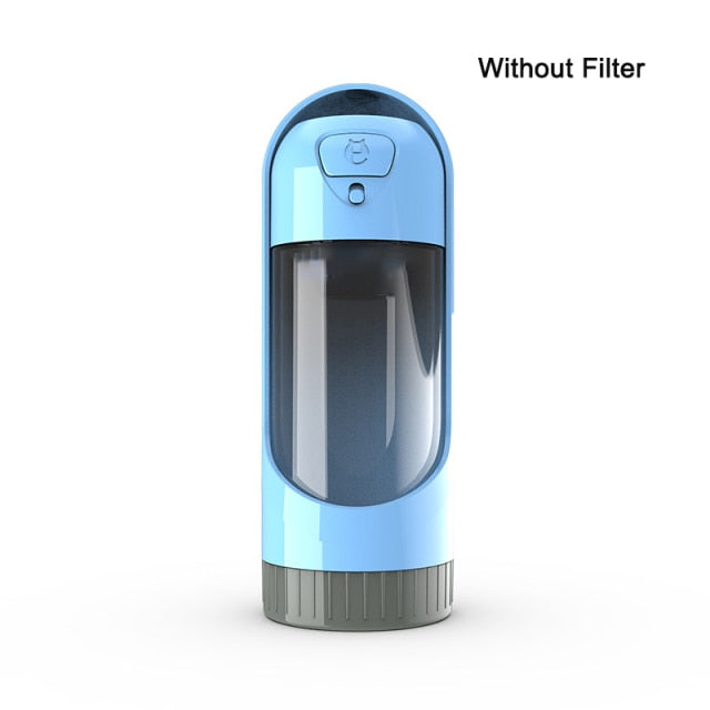 Portable Pet Water Bottle with Carbon Filter