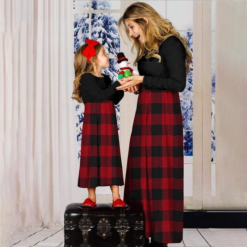 Matching Family Outfit - Mummy & Daughter Long Dress