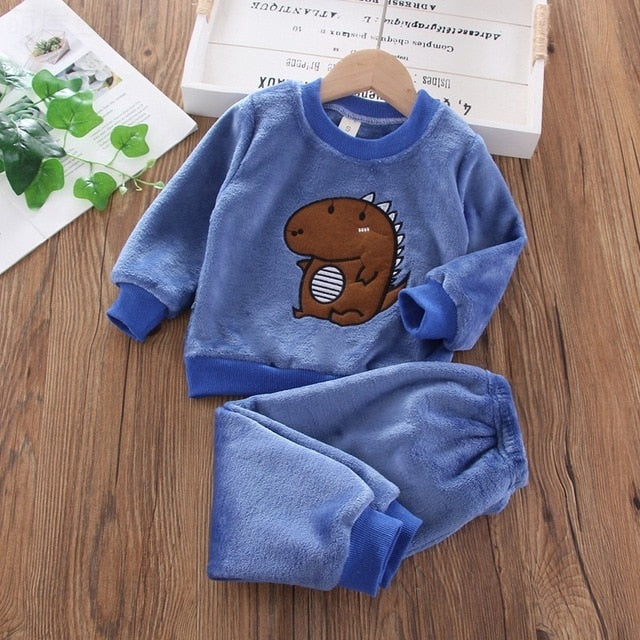 Baby Dino Velvet Set - 2 pieces