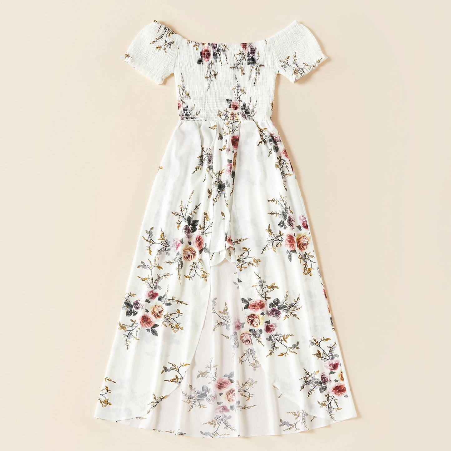 Mummy & Daughter Matching Romantic Floral Romper-Dress