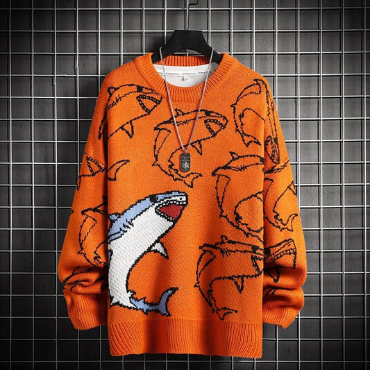 Shark Oversized Knit Sweater