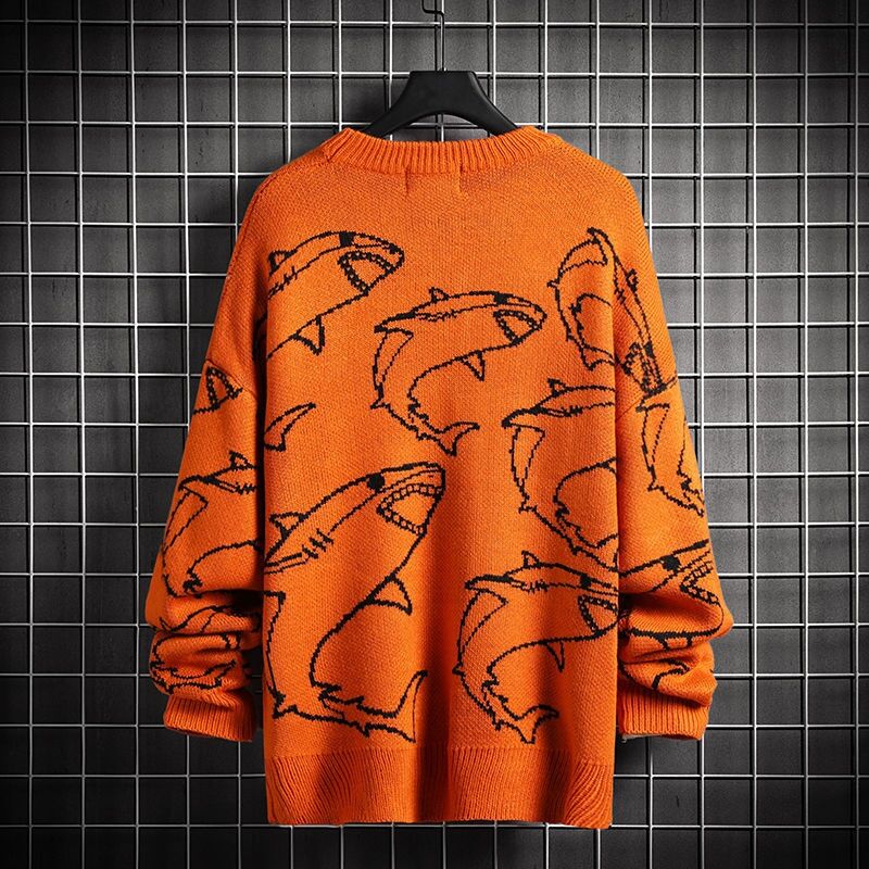 Shark Oversized Knit Sweater