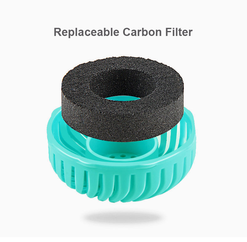 Portable Pet Water Bottle with Carbon Filter