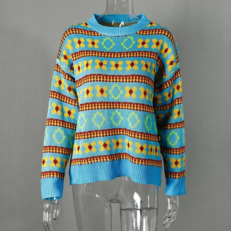 Retro Soft Knit Sweater