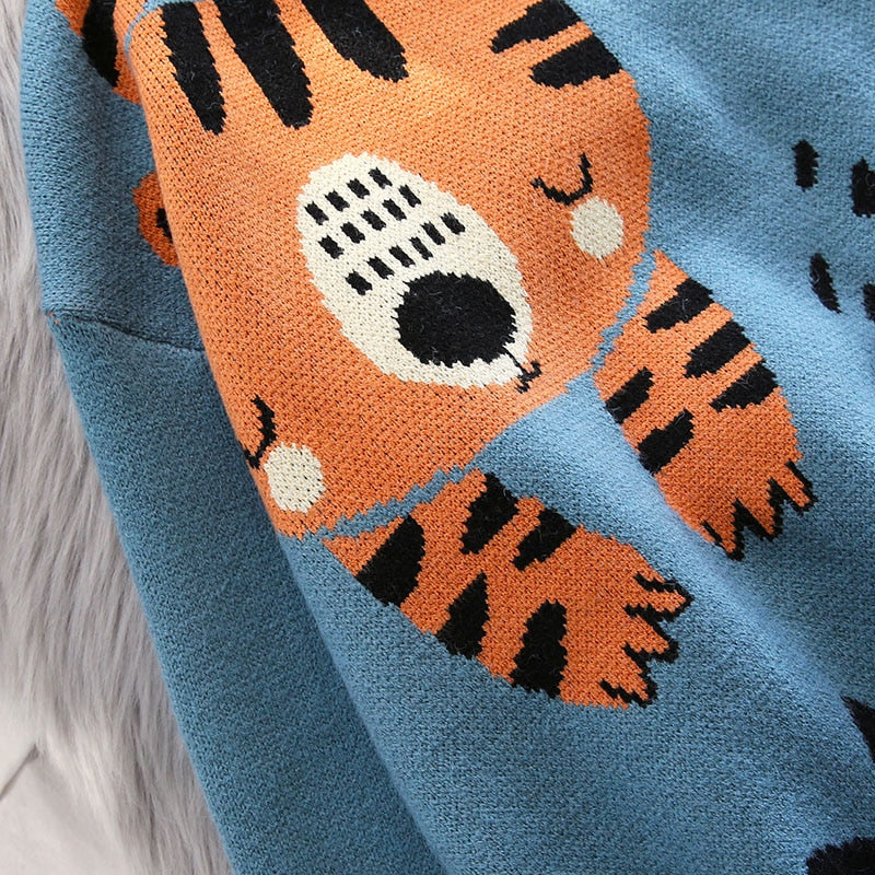 Tiger Cub Oversized Knit Sweater