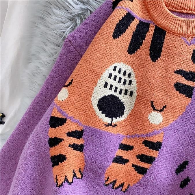 Tiger Cub Oversized Knit Sweater