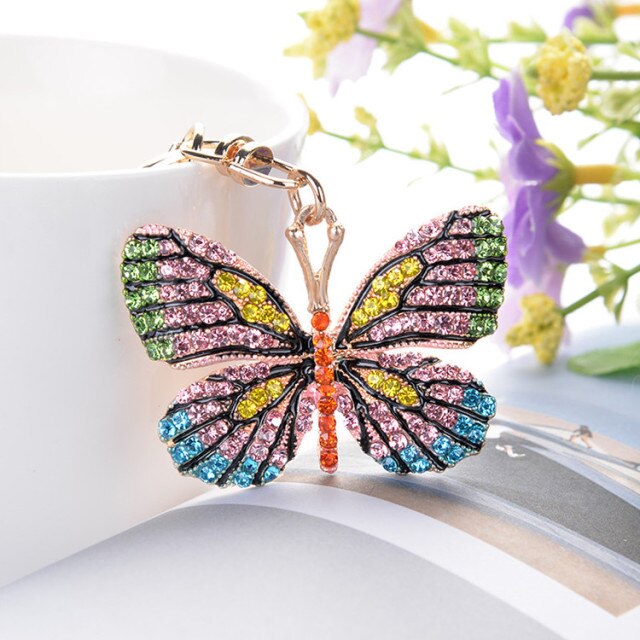 Wild Glowing Butterfly Keychain