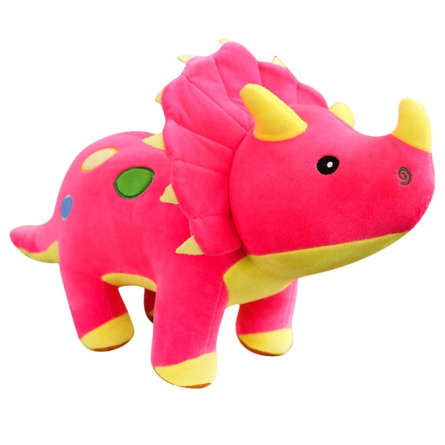 Tyrannosaurus Rex and Triceratops Dinosaur Plush Toys