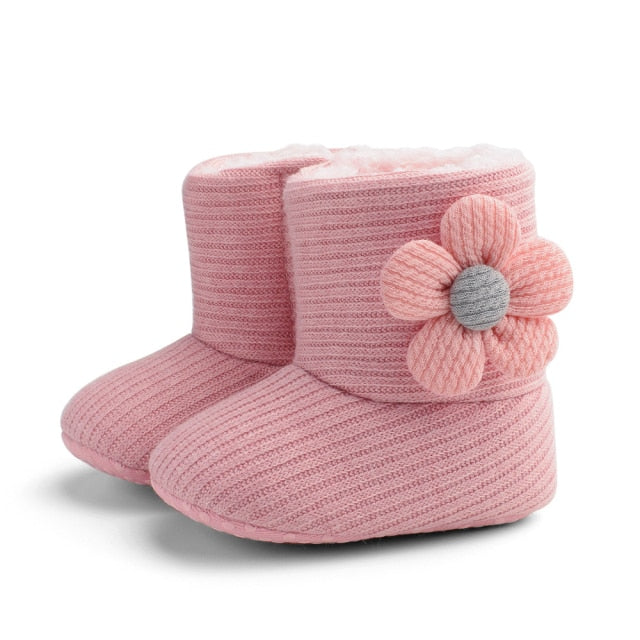 Newborn & Toddler Warm Winter Boots - Teddy Bear