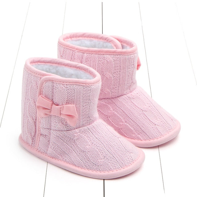 Newborn & Toddler Warm Winter Boots - Teddy Bear