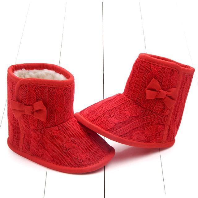 Newborn & Toddler Warm Winter Boots - Teddy Bear