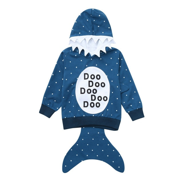 Toddler & Baby Outfit with Hoodie - Baby Shark