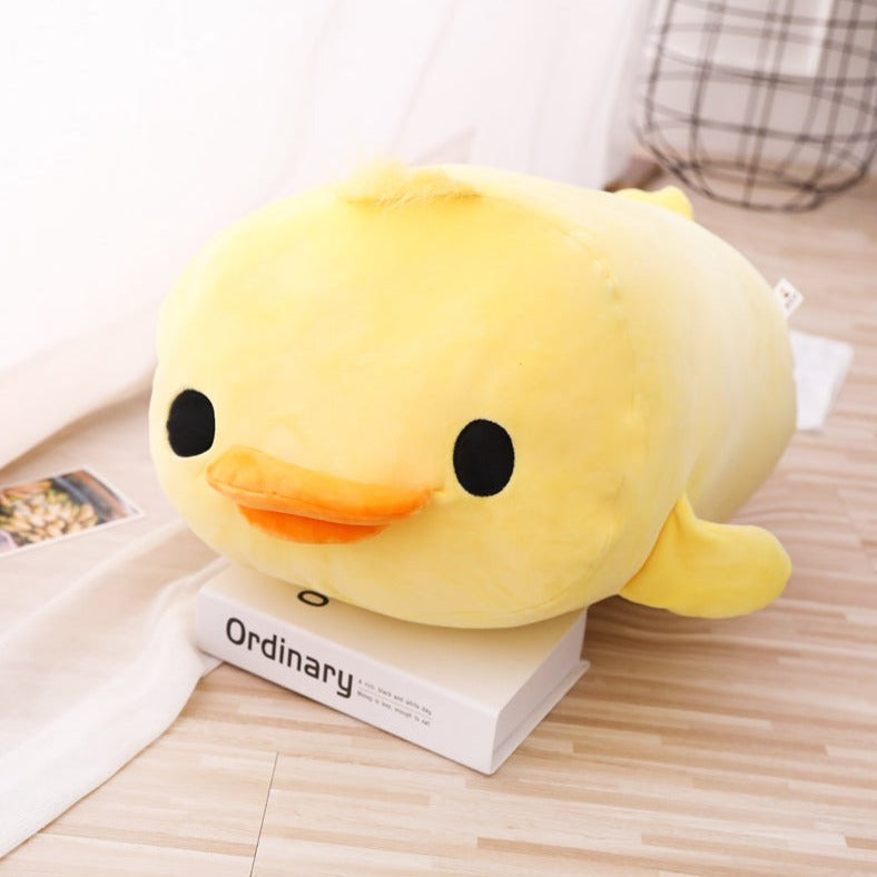 Stuffed Cute Yellow & Blue Duck Pillow Plush Toy