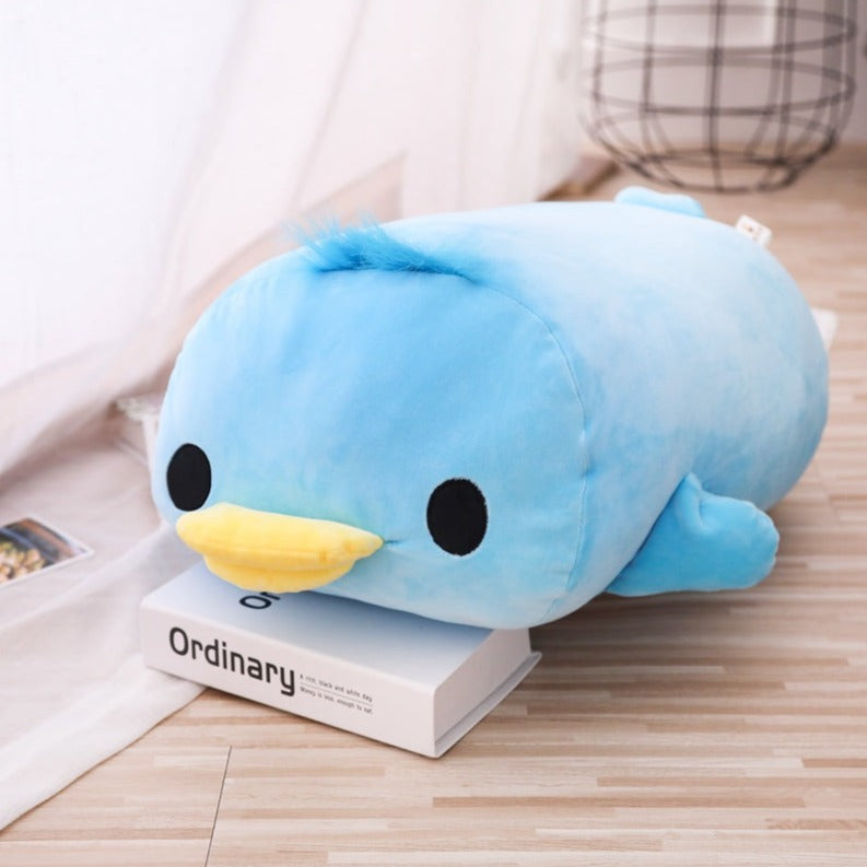 Stuffed Cute Yellow & Blue Duck Pillow Plush Toy