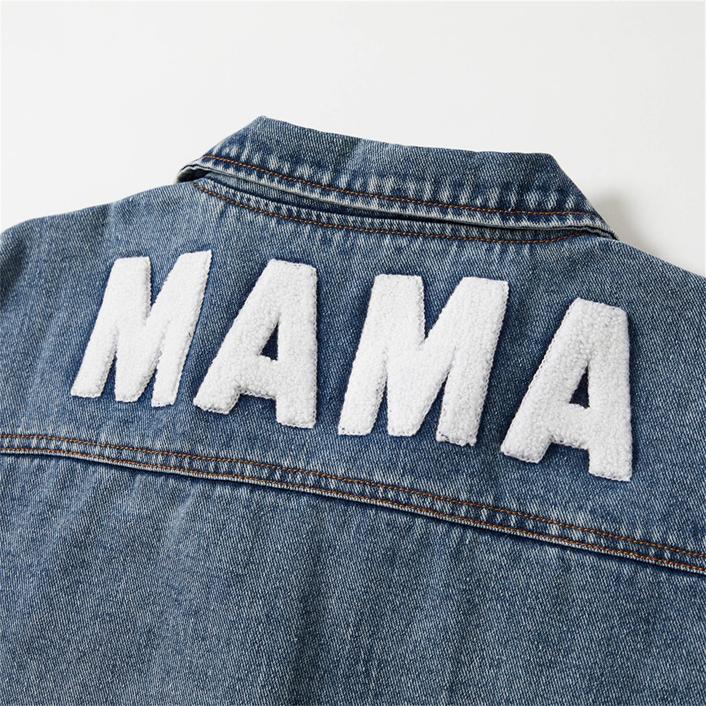 Matching Family Outfit - Mummy and Kid Light Blue Long Sleeve Denim Jacket