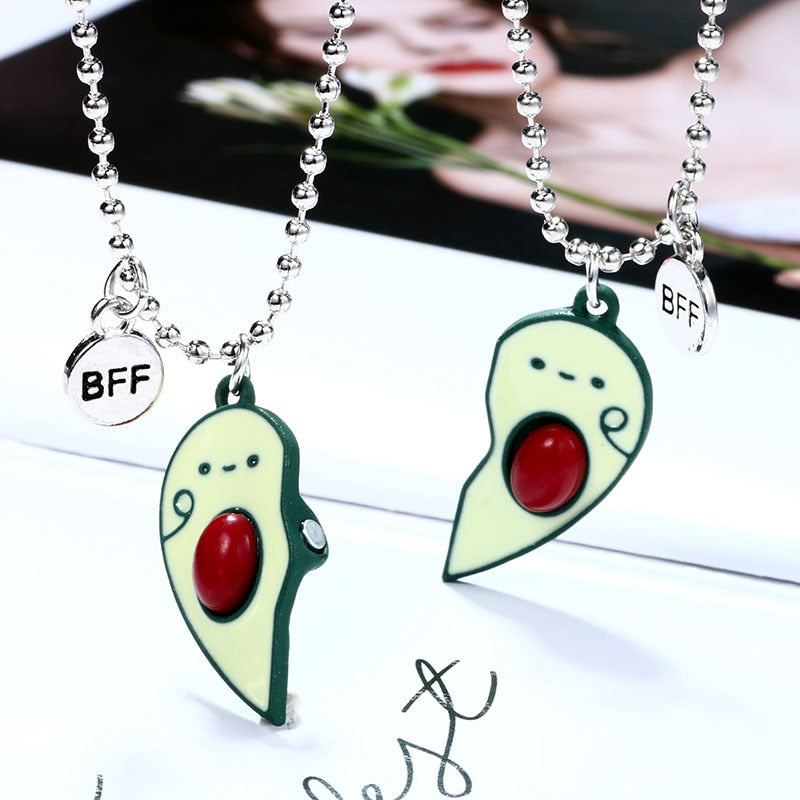 Best Friends Avocado Necklace